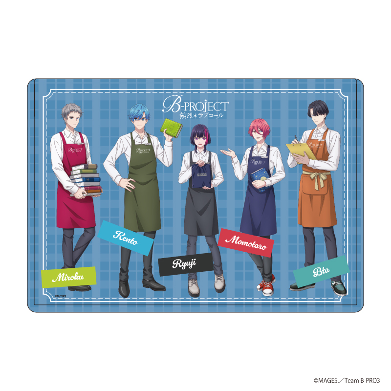 『B-PROJECT ～熱烈＊ラブコール』TSUTAYA POP UP SHOPのグッズ、キャラクリアケースです。