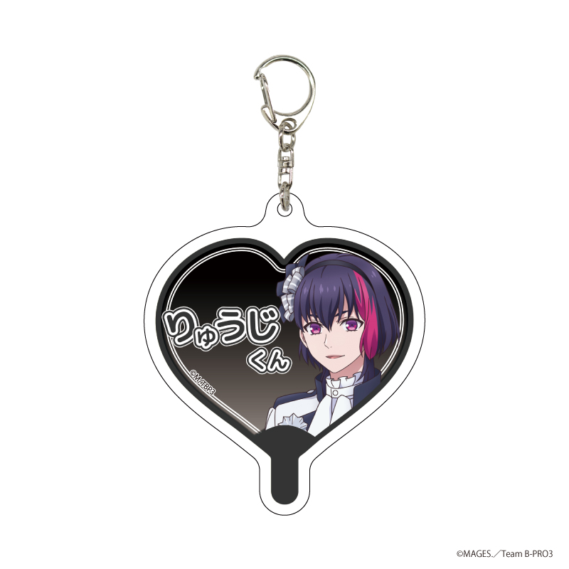 『B-PROJECT ～熱烈＊ラブコール』TSUTAYA POP UP SHOPのグッズ、トレーディングアクリルキーホルダーです。