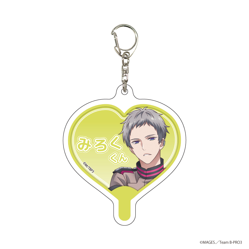 『B-PROJECT ～熱烈＊ラブコール』TSUTAYA POP UP SHOPのグッズ、トレーディングアクリルキーホルダーです。