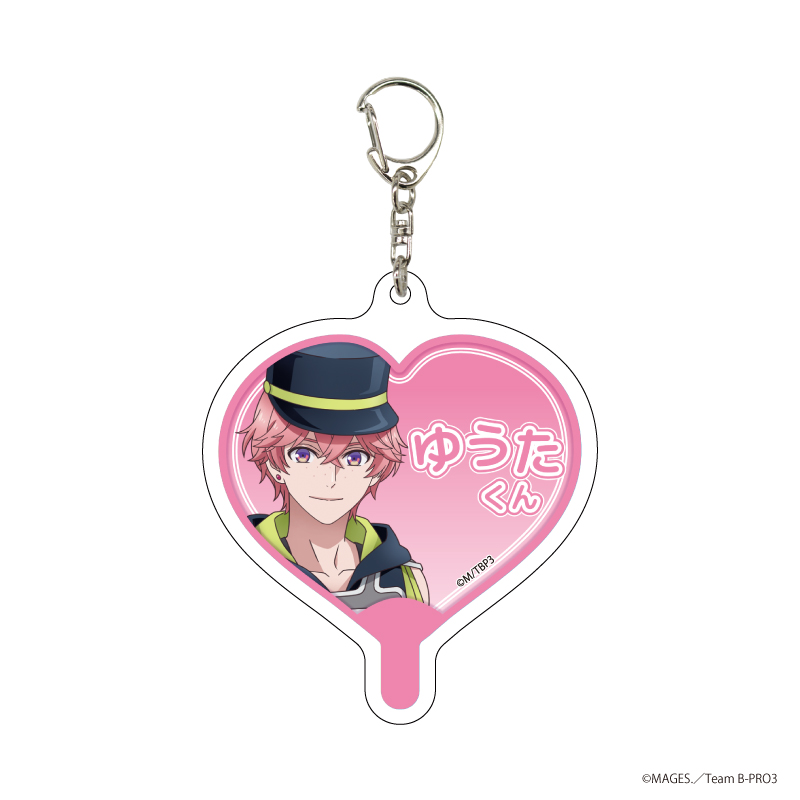 『B-PROJECT ～熱烈＊ラブコール』TSUTAYA POP UP SHOPのグッズ、トレーディングアクリルキーホルダーです。