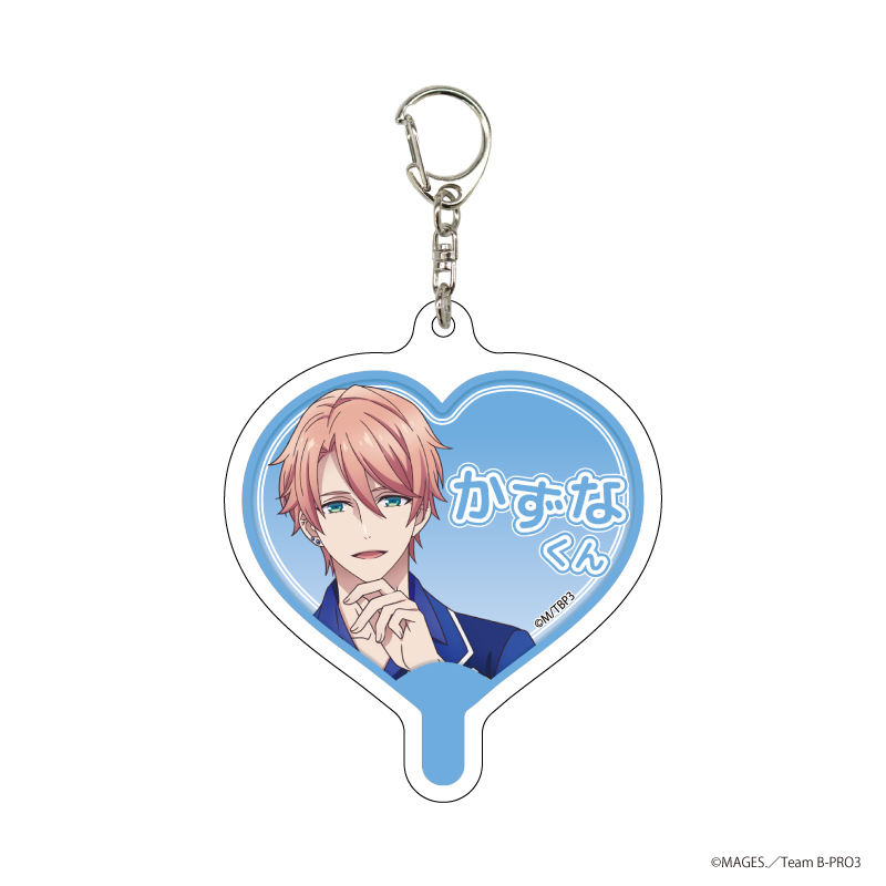 『B-PROJECT ～熱烈＊ラブコール』TSUTAYA POP UP SHOPのグッズ、トレーディングアクリルキーホルダーです。