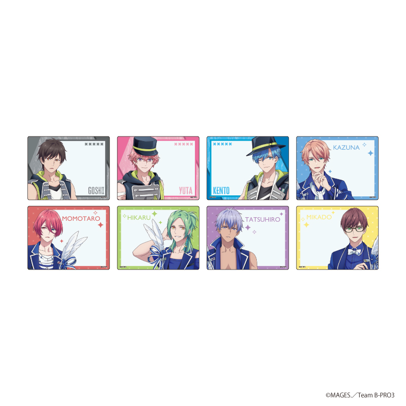 『B-PROJECT ～熱烈＊ラブコール』TSUTAYA POP UP SHOPのグッズ、トレーディングアクリルカードです。