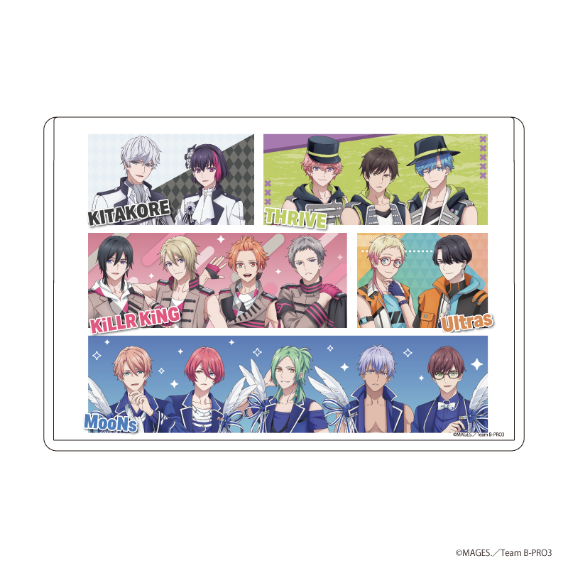 『B-PROJECT ～熱烈＊ラブコール』TSUTAYA POP UP SHOPのグッズ、キャラクリアケースです。