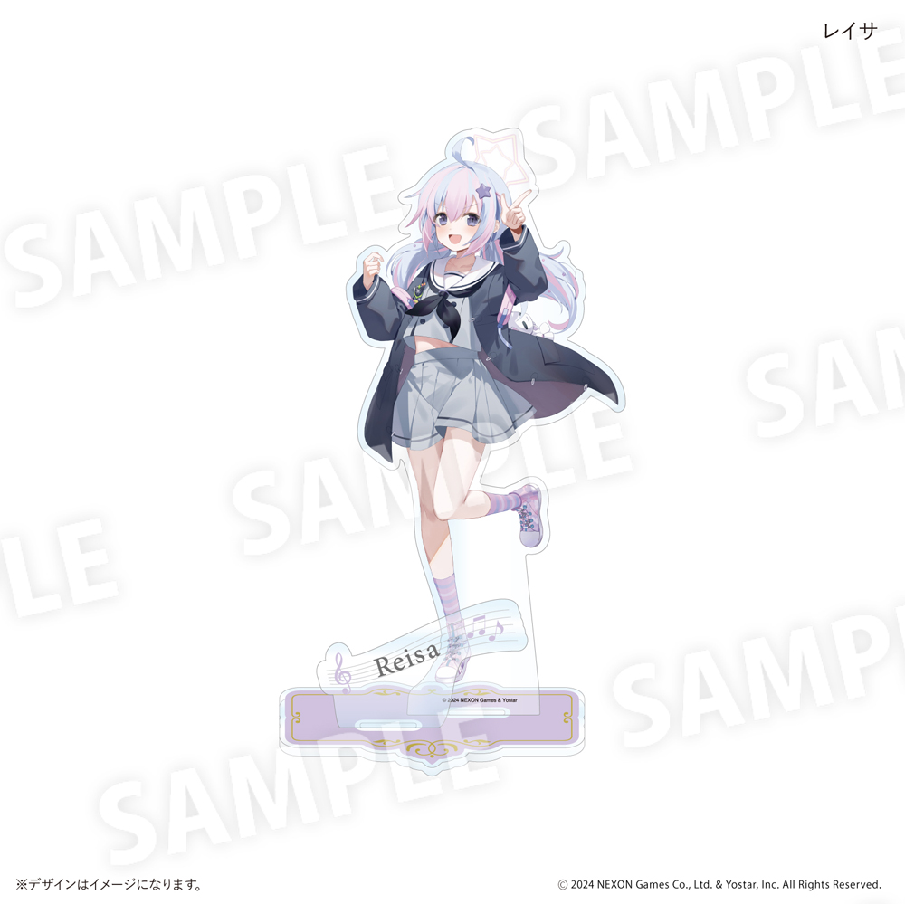 『ブルーアーカイブ』TSUTAYA POP UP SHOPのグッズ、MEGAアクリルスタンドです。