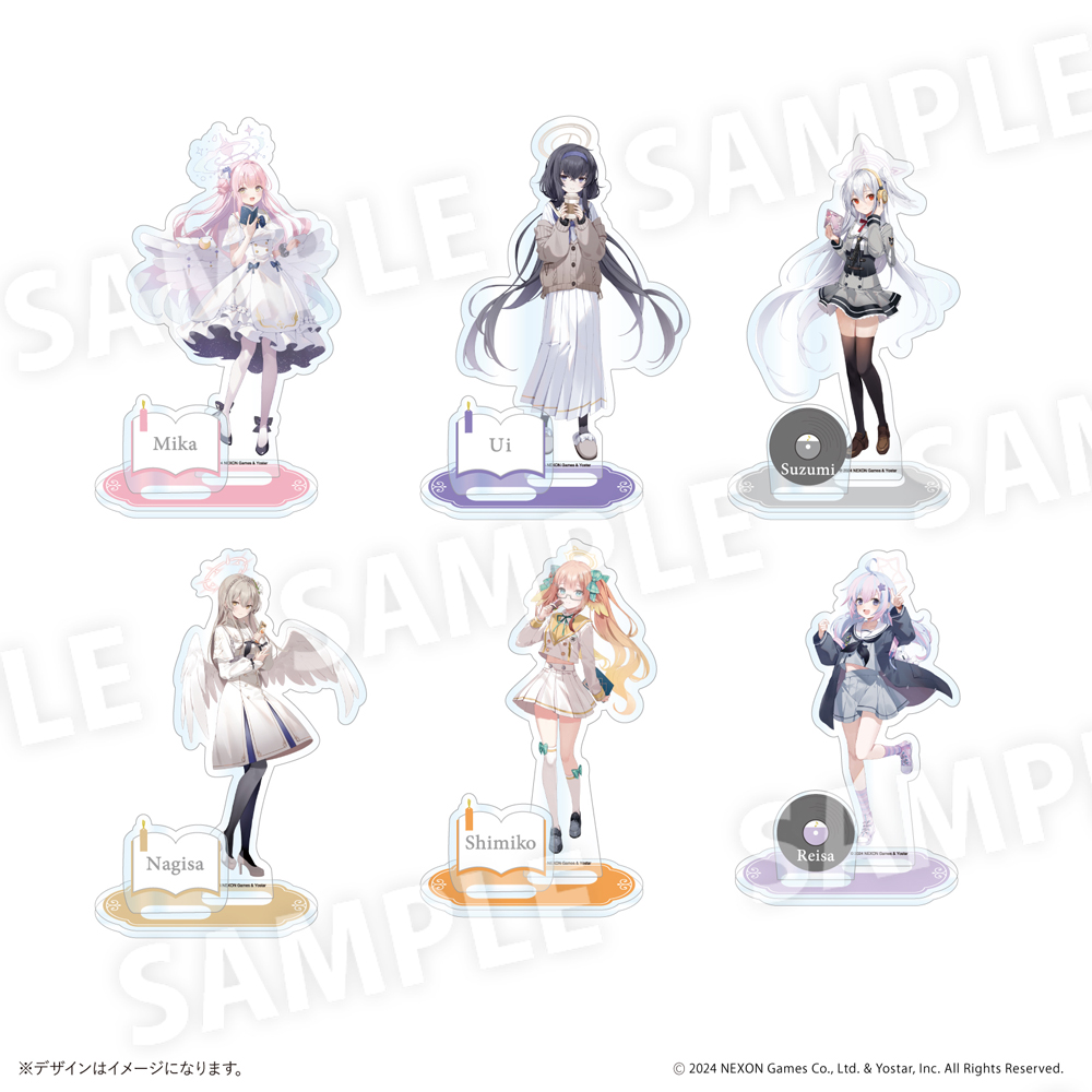 『ブルーアーカイブ』TSUTAYA POP UP SHOPのグッズ、アクリルスタンドです。