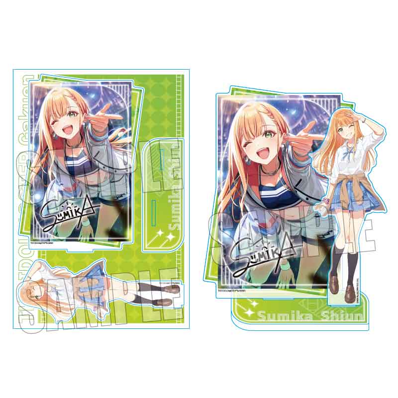 『学園アイドルマスター』TSUTAYA POP UP SHOPのグッズ、MEGAアクリルスタンドです。