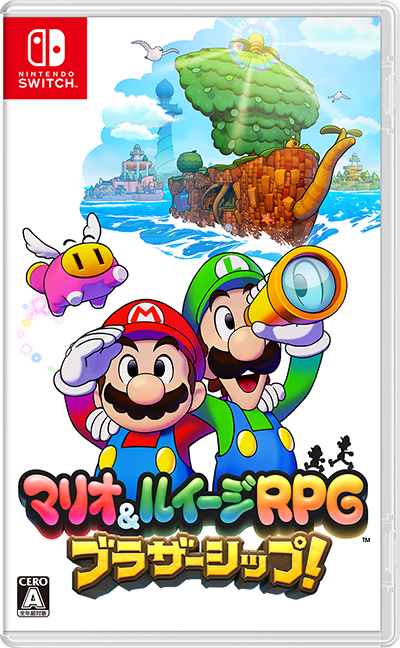 Nintendo Switch『マリオ＆ルイージRPG　ブラザーシップ！』のパッケージ写真です。