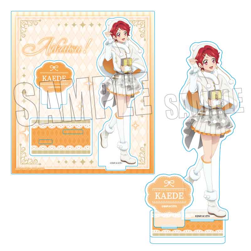 「アイカツ！ 10th STORY ～未来へのSTARWAY～」POP UP SHOPのグッズ、アクリルスタンドです。