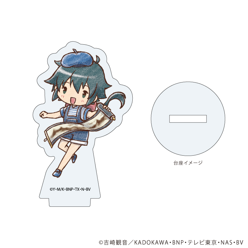 アニメ『ケロロ軍曹』POP UP SHOPのグッズ、トレーディングアクリルぷちスタンド（グラフアート）です。