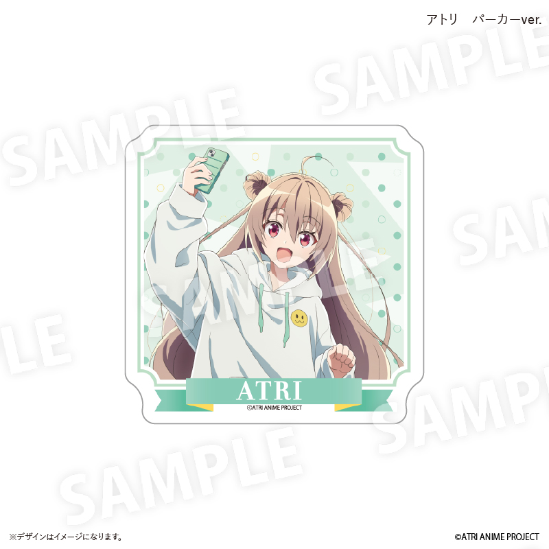 アニメ『ATRI -My Dear Moments-』POP UP SHOPのグッズ、ステッカー　全3種です。