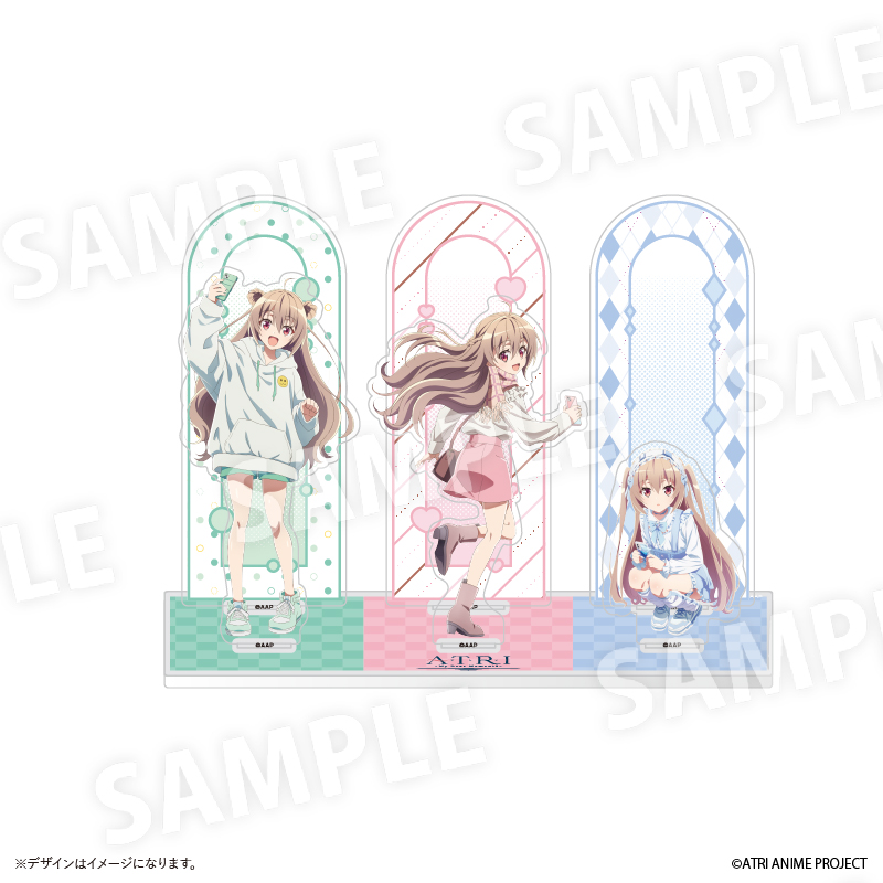 アニメ『ATRI -My Dear Moments-』POP UP SHOPのグッズ、アクリルジオラマです。